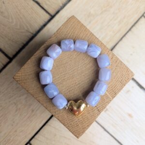Bracelet ELLA bleu gris