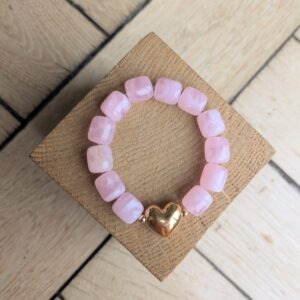 Bracelet ELLA rose pâle