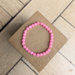 Bracelet FARAH rose vif