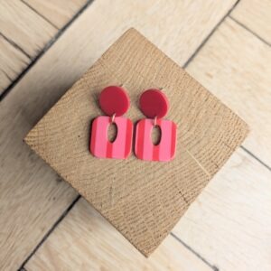 Boucles d'oreilles FAUSTINE - plusieurs coloris