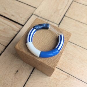 Bracelet GEORGES bleu rayé