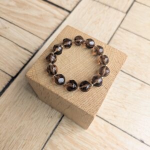 Bracelet ELINE marron transparent