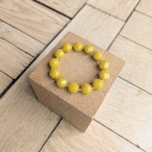 Bracelet ELINE moutarde