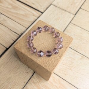 Bracelet ELINE parme transparent