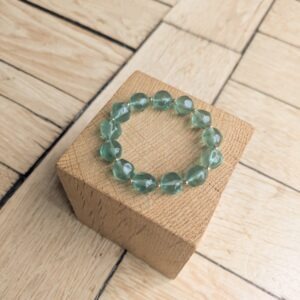 Bracelet ELINE vert transparent
