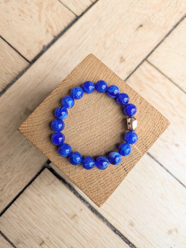 Bracelet GABY bleu roi – Image 2