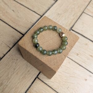 Bracelet GABY kaki transparent