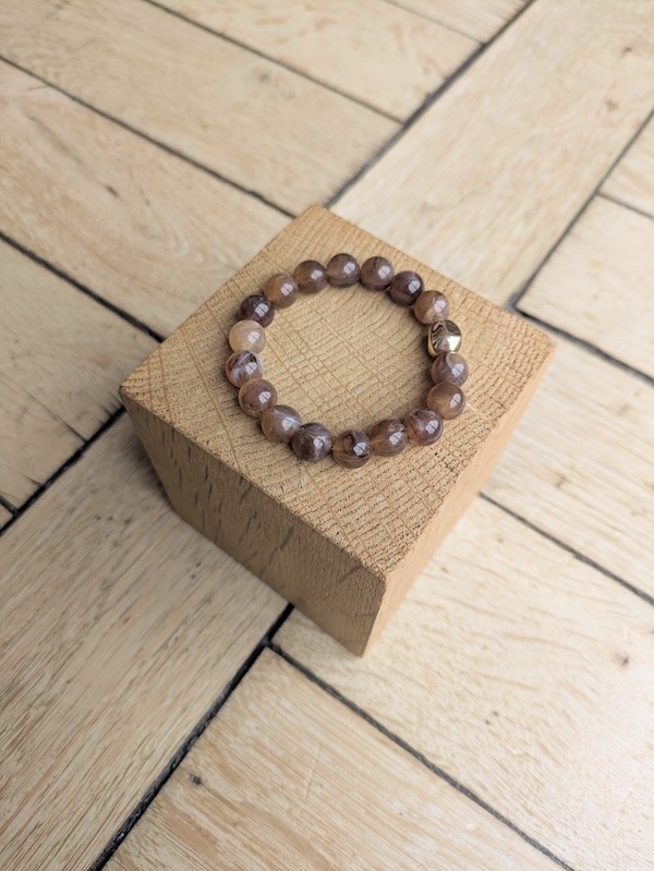 Bracelet GABY marron clair