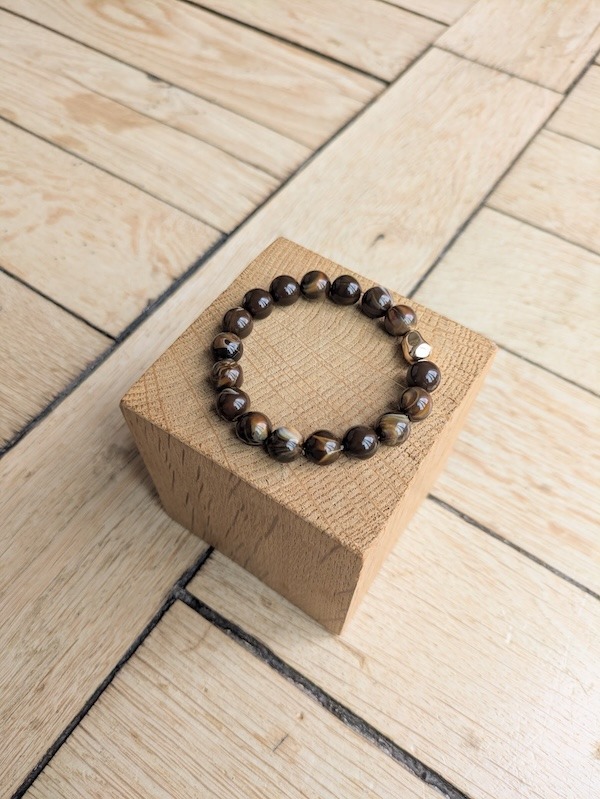 Bracelet GABY marron foncé