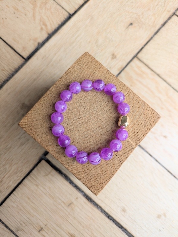 Bracelet GABY parme – Image 2