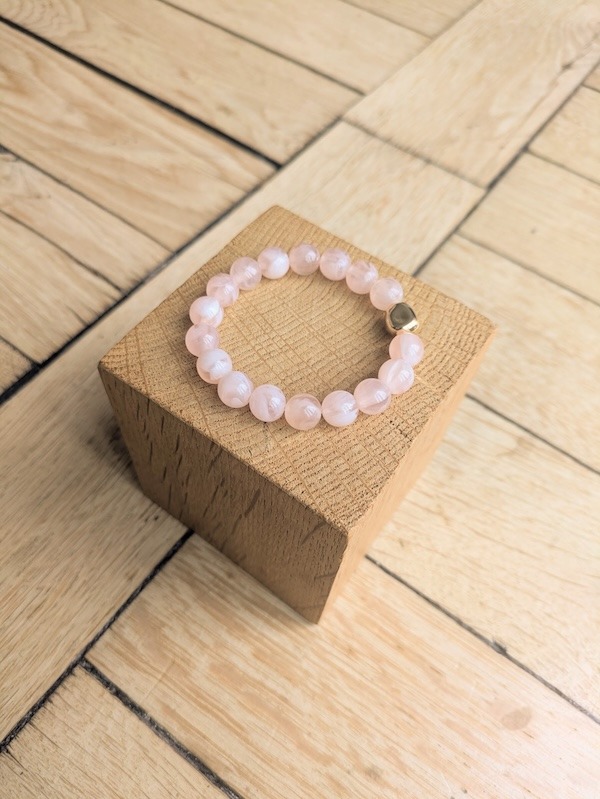 Bracelet GABY rose pâle